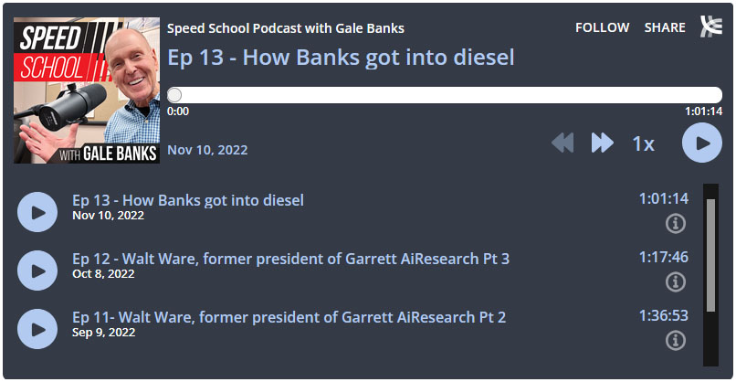 Banks Speed School Podcast