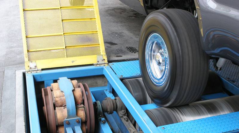 Wheel on chassis dyno