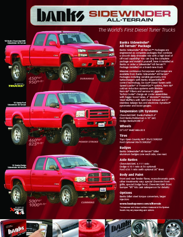 Banks Sidewinder All-Terrain Brochure