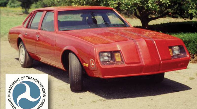 Banks was contracted by NISTA to develop LRSV Banks was contracted by N.I.S.T.A. to develop what became known as the Large Research Safety Vehicle (L.R.S.V.) Program. The finished vehicle used a Banks powertrain which consisted of a Lancia-Beta front drive system with low-mass wheels and low-restriction tires and was fitted with a Banks-developed turbocharged B21 engine. When finished, it met proposed 1985 fuel and emission standards.