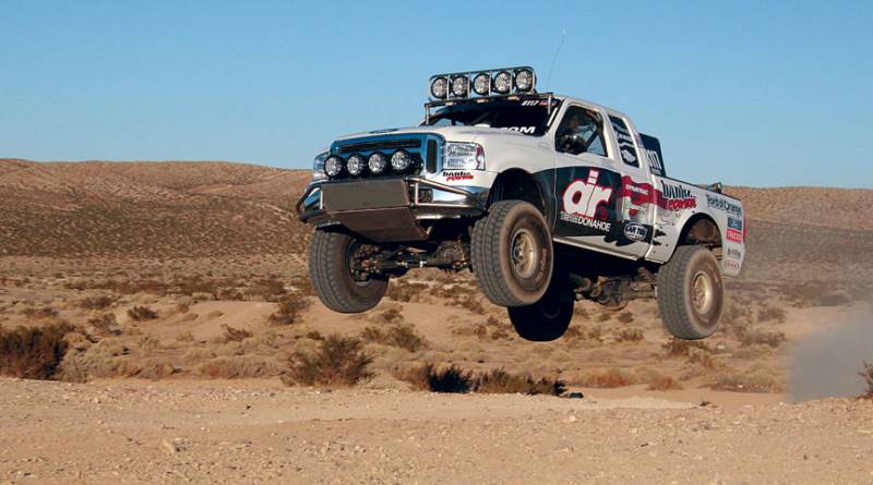 Baja 1000 – Banks powered F250 Red Bull may give you wings, but Banks Power will make your truck FLY! This Diesel Powered F-250 won a string of wins and podium finishes - against the gas powered competition.