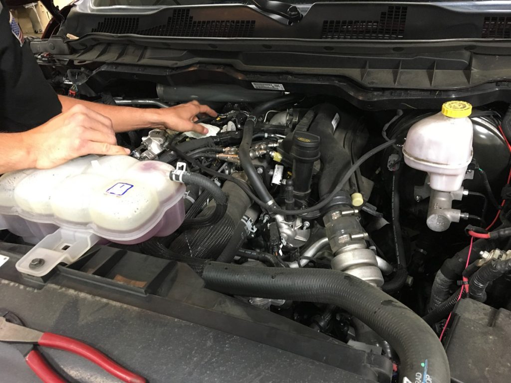 EcoDiesel Ram Derringer underhood