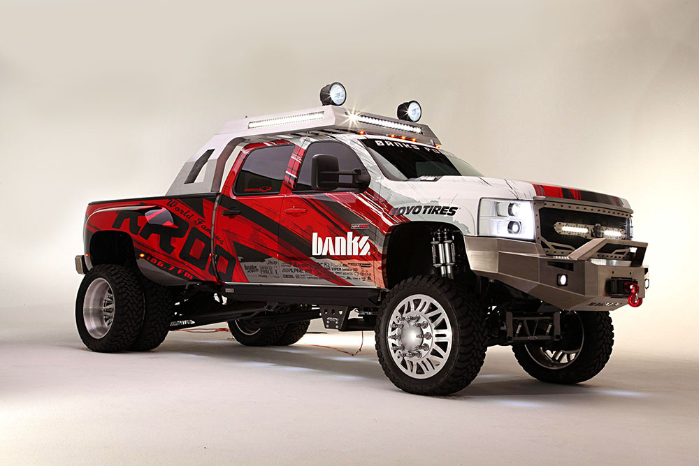 2008 Chevy 3500HD Dualie KROQ Crusher