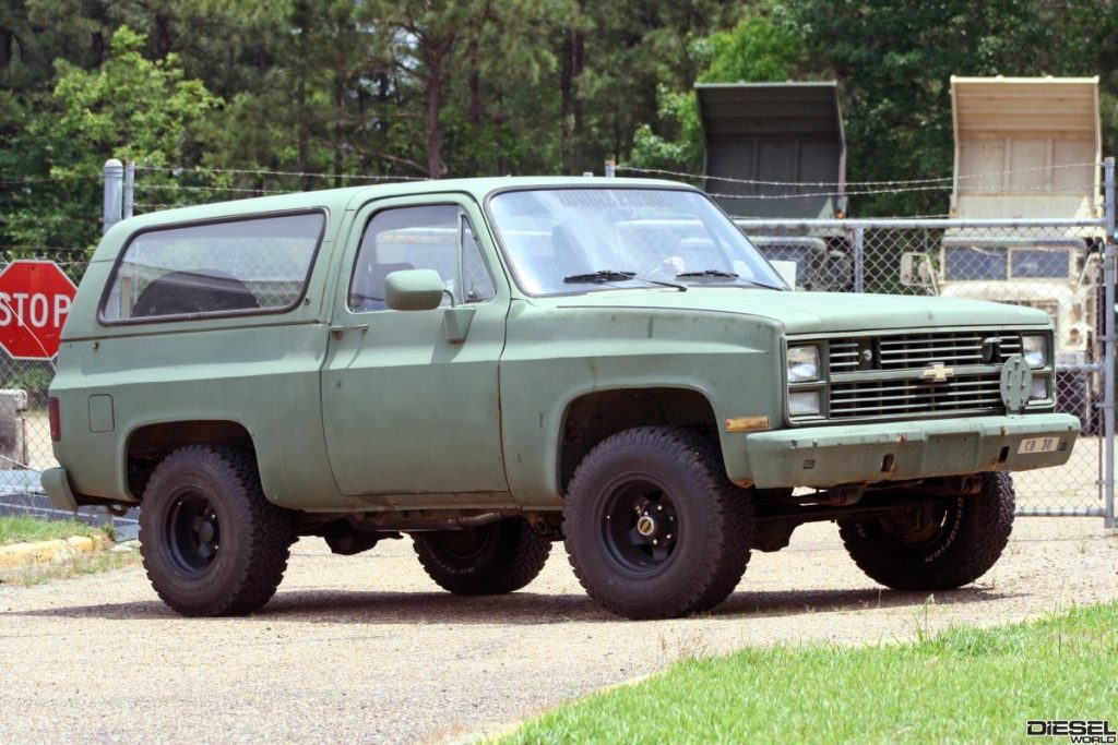 A great entry-level diesel vehicle that is found readily on the government auctions is that mid-80s K5 Blazer with the 6.2L diesel.