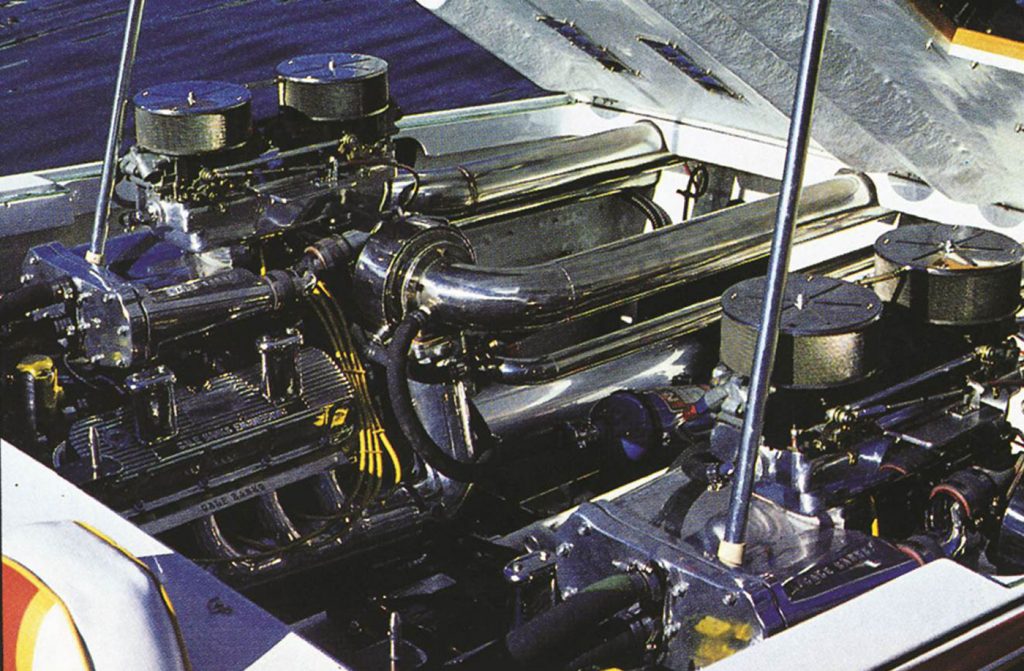 The marine engine photographed here in 1983.