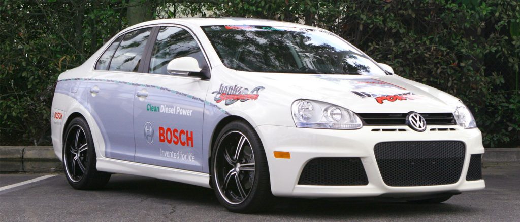 Banks teamed up with Bosch to create the Sidewinder Jetta