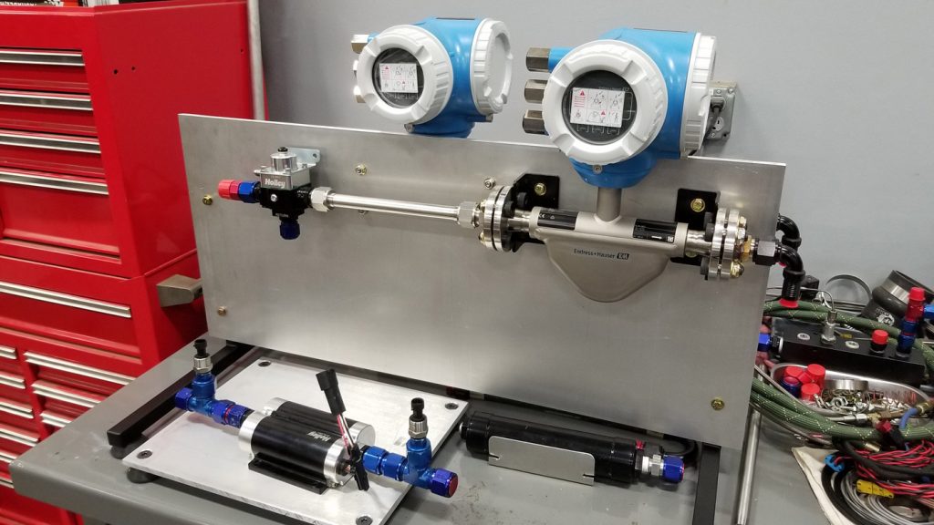 Dyno Cell Fuel Flow Meter Assembly