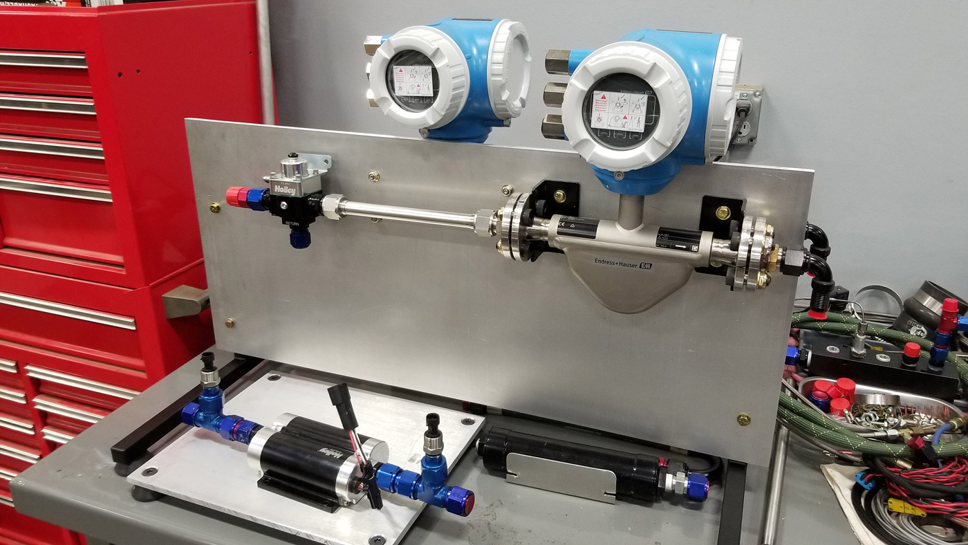 Dyno Cell Fuel Flow Meter Assembly