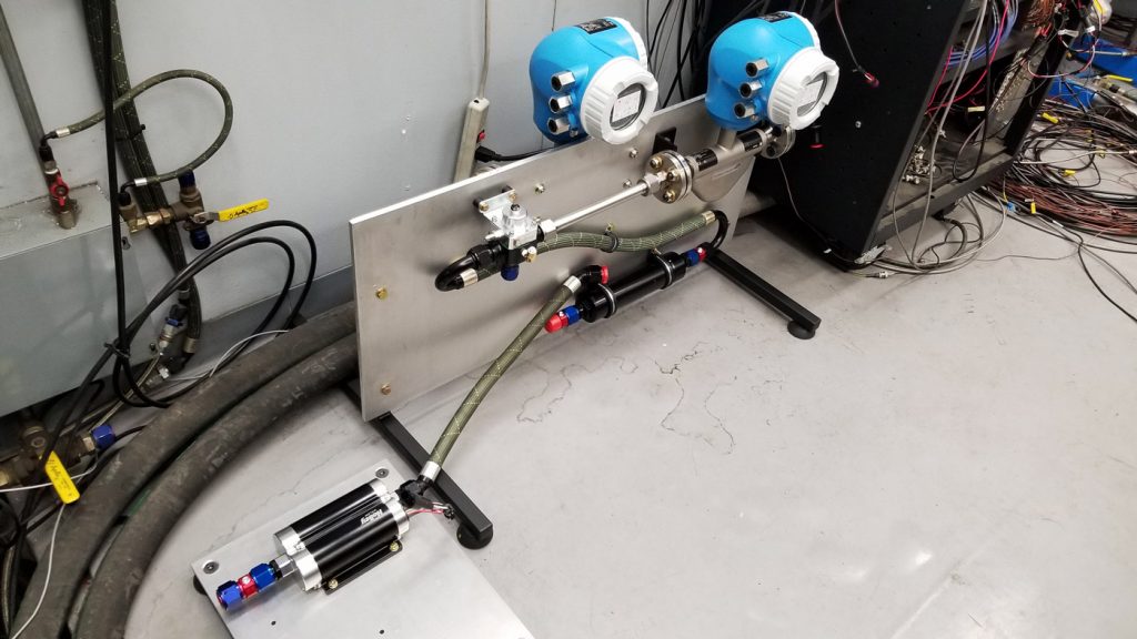 Dyno Cell Fuel Flow Meter Assembly