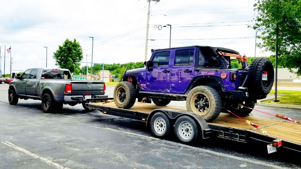 Ethan Kier, 2012 RAM 3500 Dually and trailer