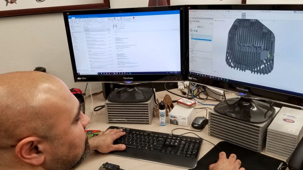 Dana 80 Ram-Air Diff Cover CAD