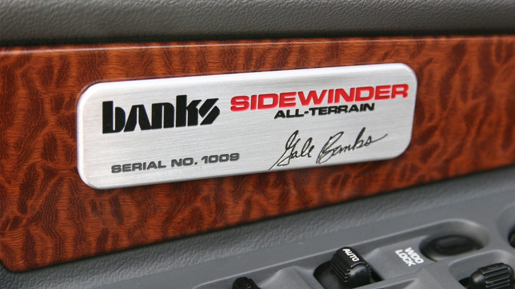 2005 Banks Sidewinder All Terrain Trucks Badging