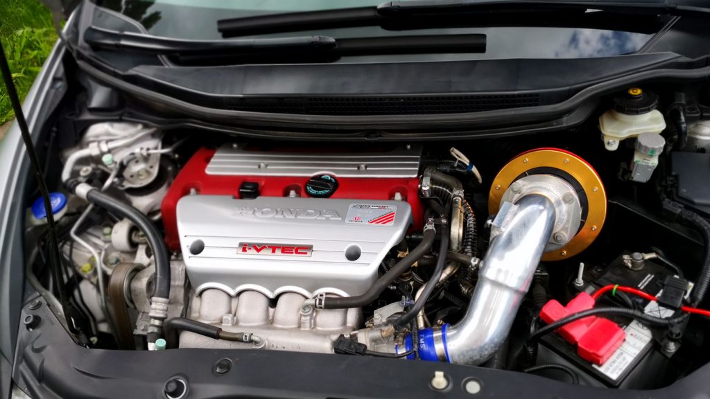 Honda Civic Type R performance monitoring setup