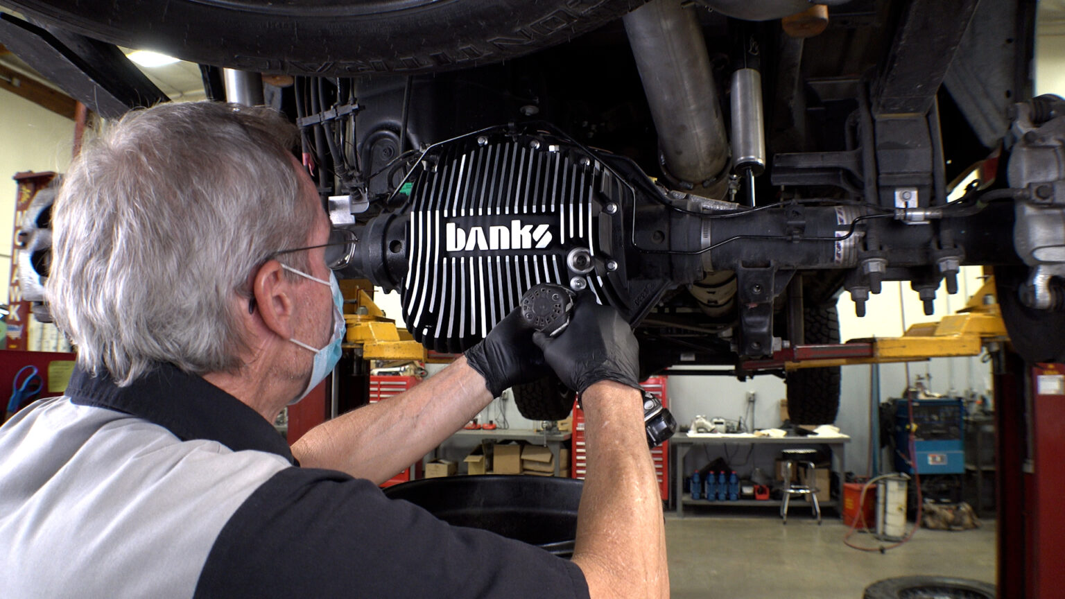 97709 Banks Sterling Rear Differential Cover Banks Power