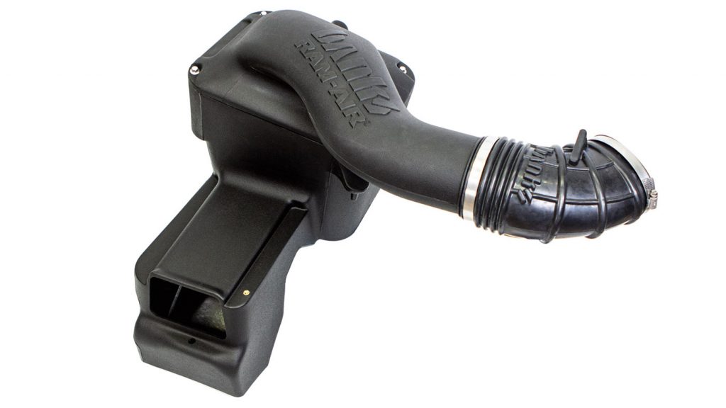 The Ram-Air intake kit that was installed on Greg Alberalla's Power Stroke