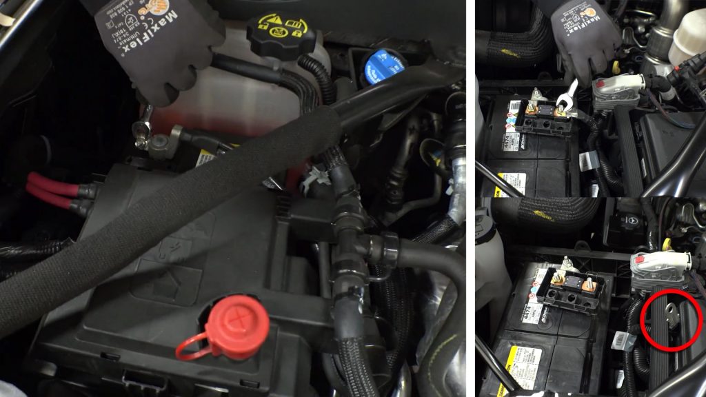 Always disconnect the batteries before working on your truck.