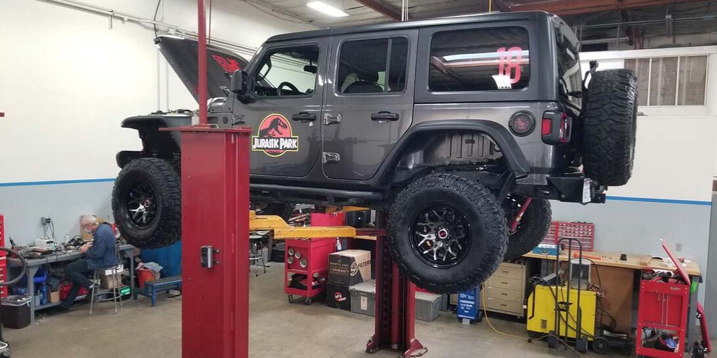 Jurassic Park Jeep is testing new Banks Monster Exhaust