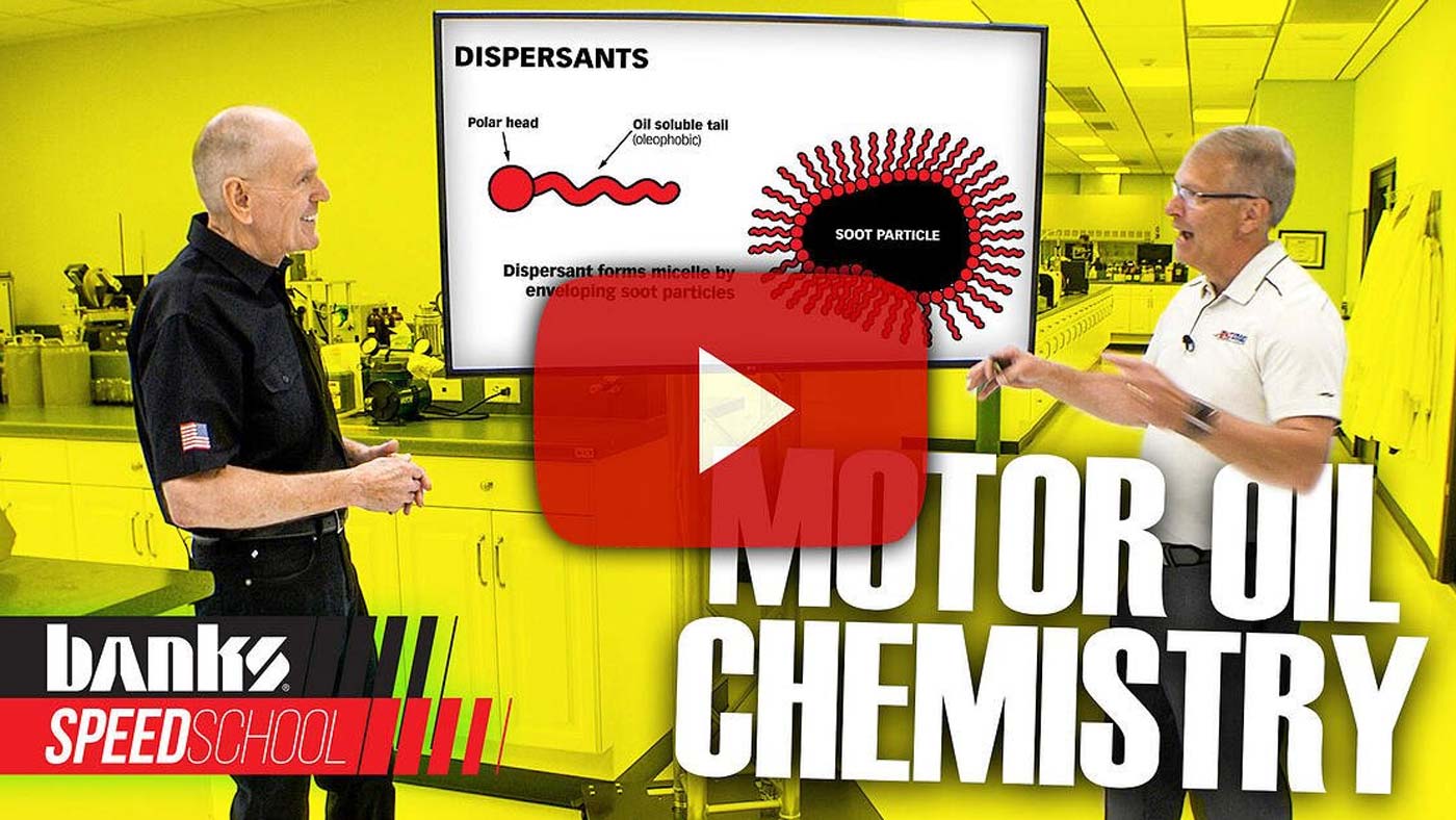 Gale Banks continues his lubrication education as he dives into synthetic motor oil chemistry.