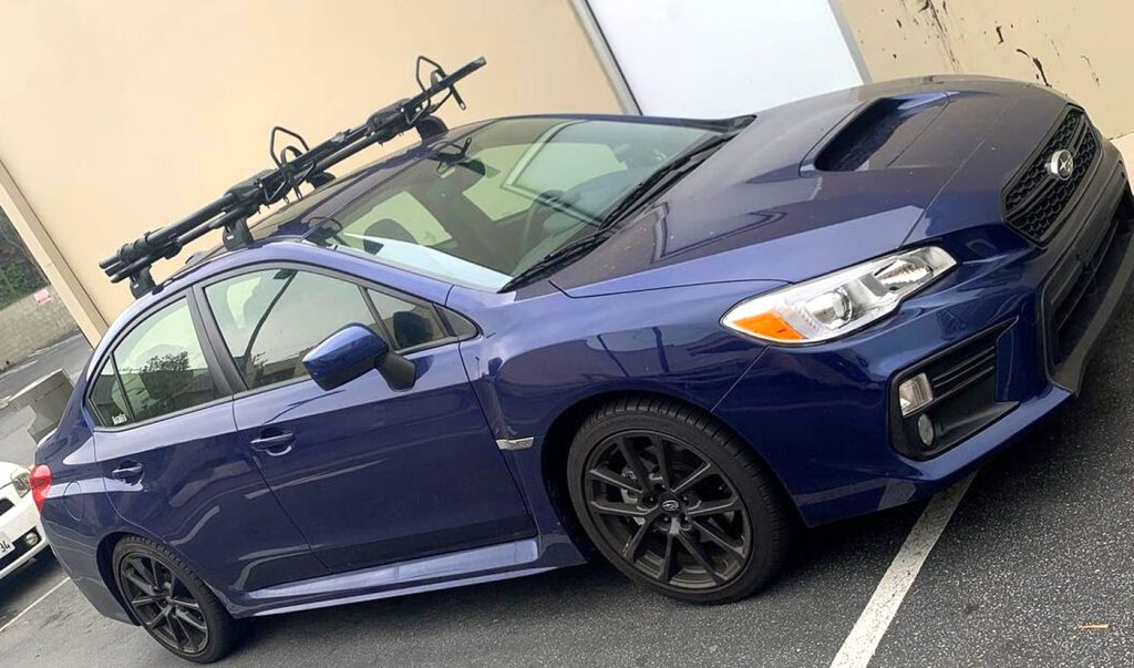 The exterior of the 2021 Subaru WRX