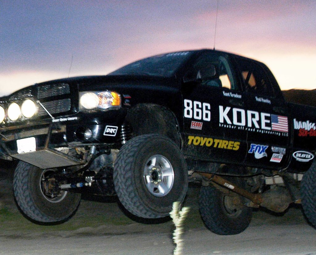 Kroeker-Banks RAM Cummins at the 2004 Baja Race