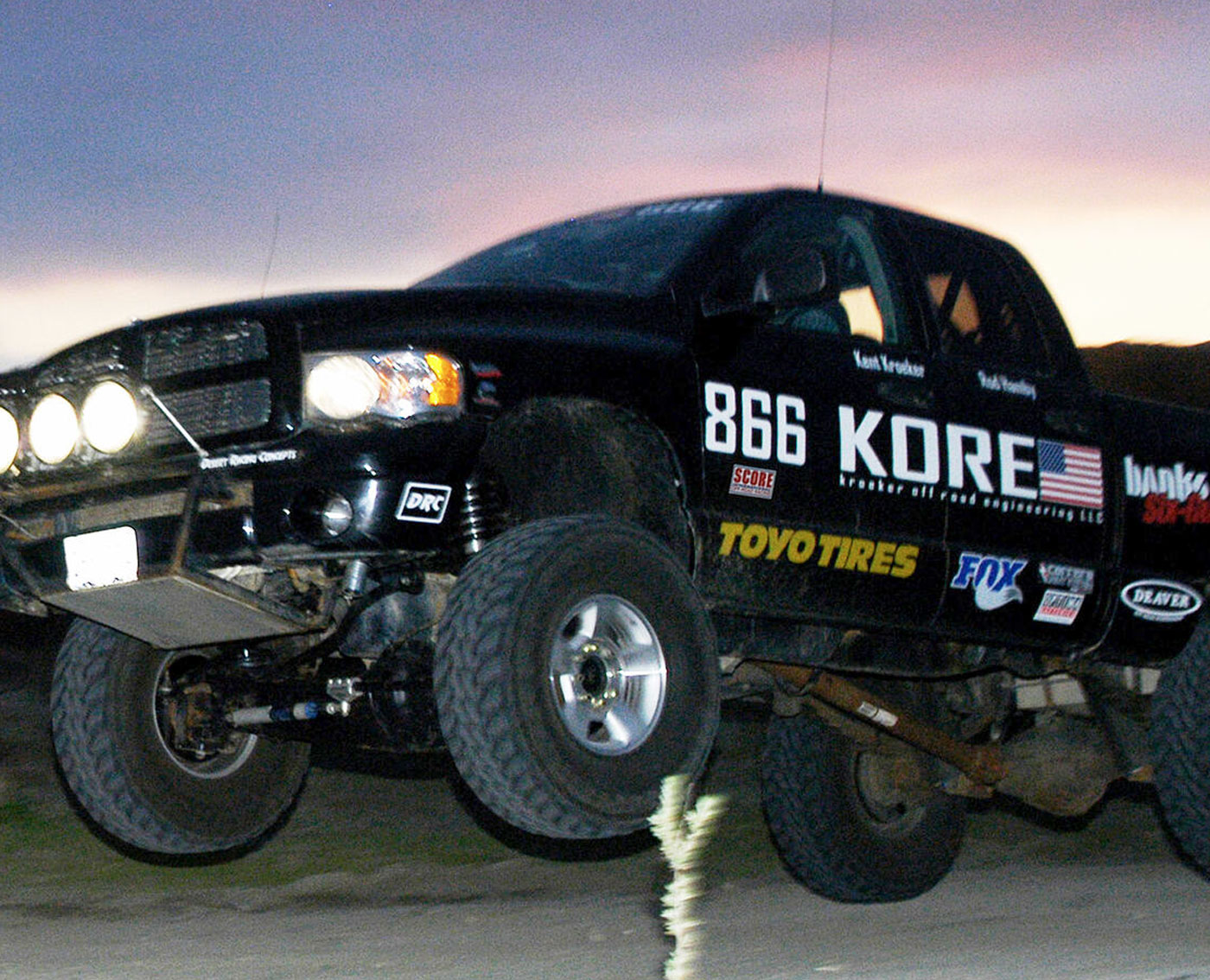 Kroeker-Banks RAM Cummins at the 2004 Baja Race