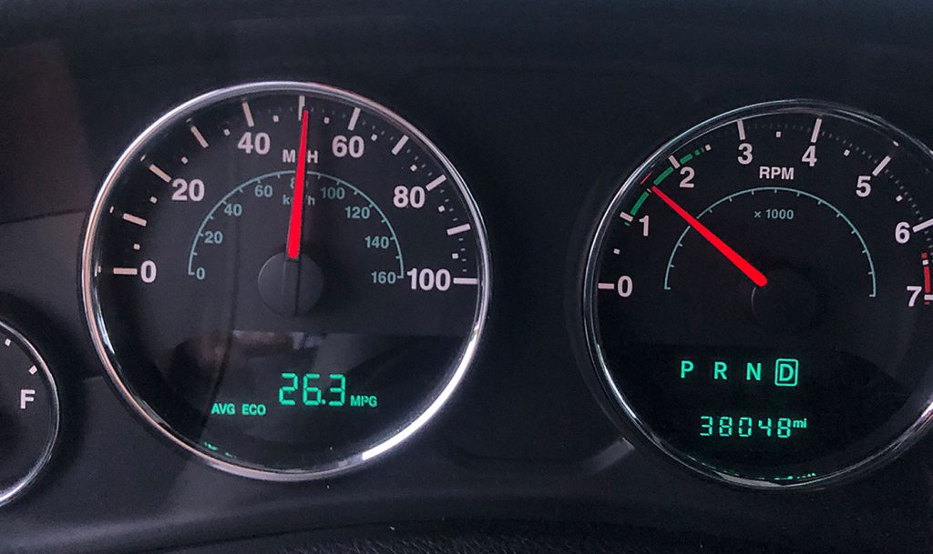 Proof of the fuel economy improvement