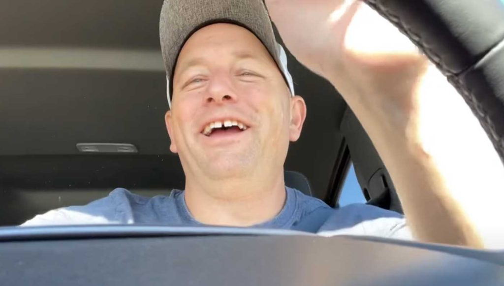 The PedalMonster smile on Matt from the Smoking Tire podcast.