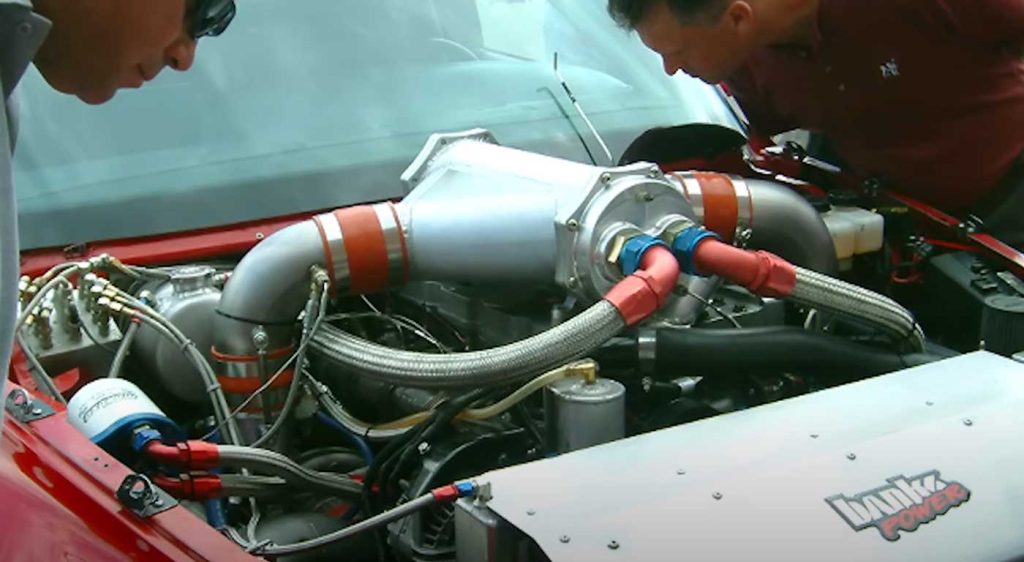 The 2024 Banks Duramax has the same intercooler assembly as the Banks Dakota that ran in Bonneville.