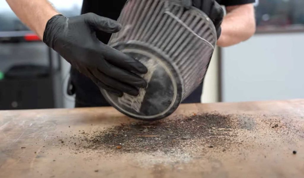 Arlen demonstrates how to clean and re-oiling of your air filter.
