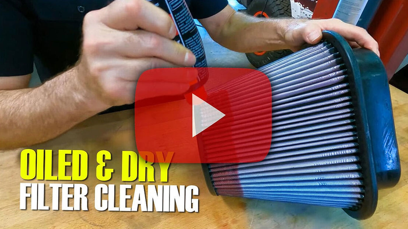 How to clean and re-oil your air filter