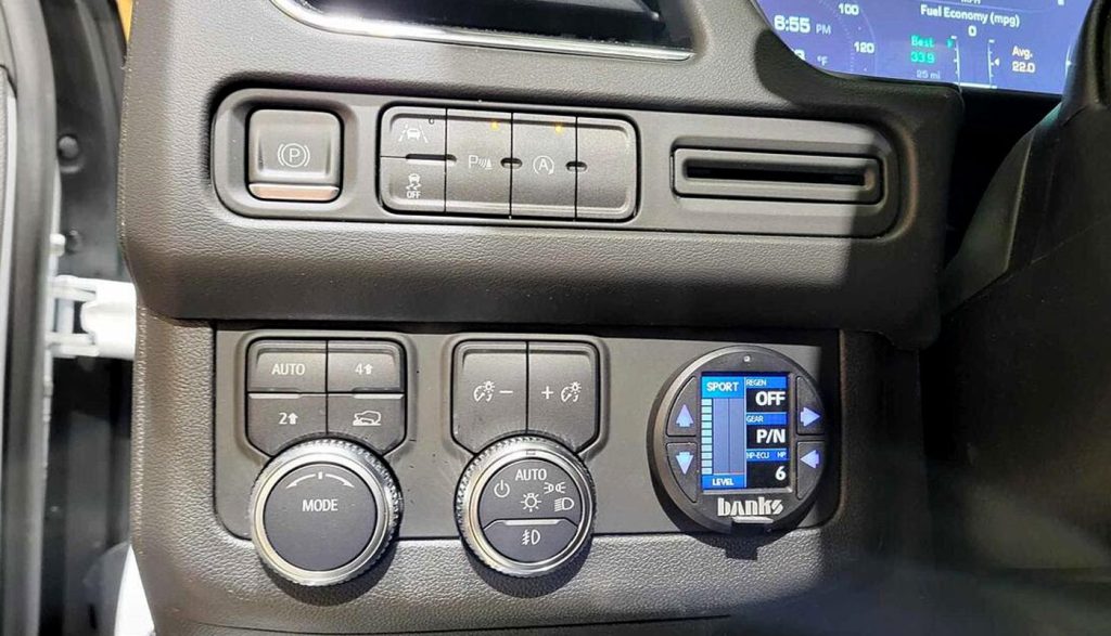 He has a second iDash beneath the factory dash