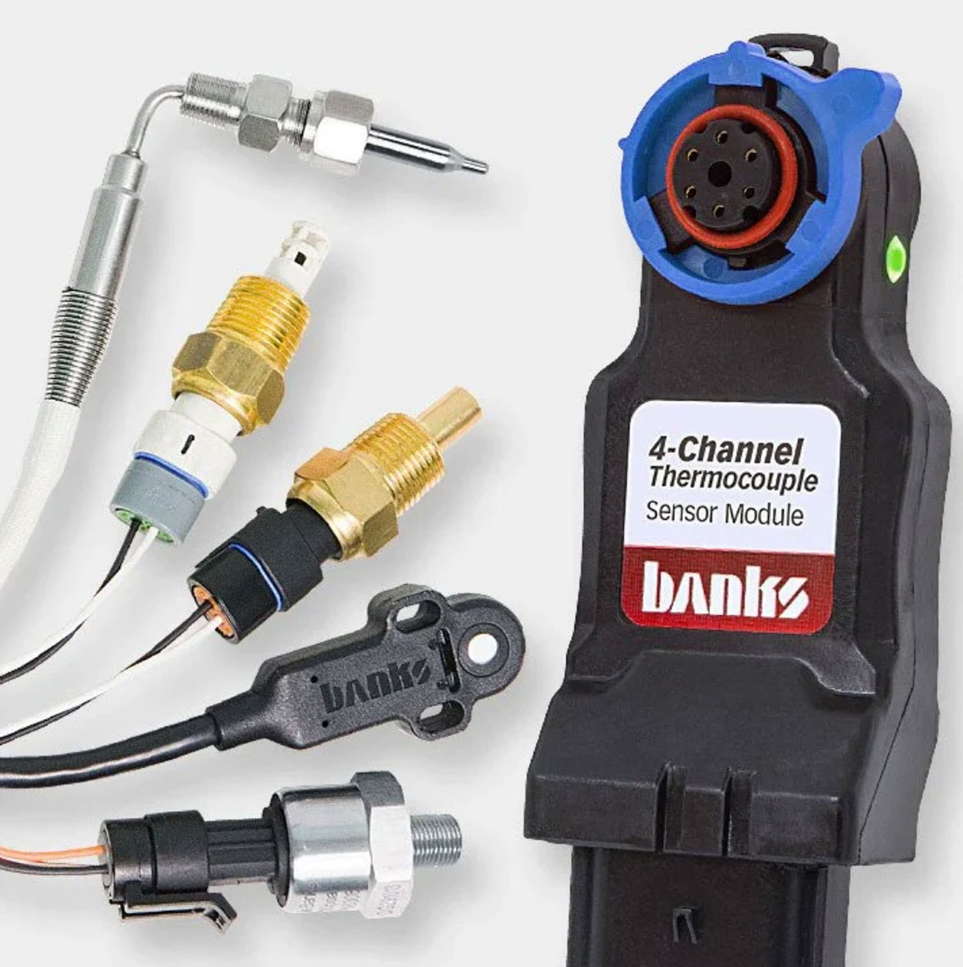 The Banks iDash when used with the 4-channel thermocouple module is a powerful engineering tool.
