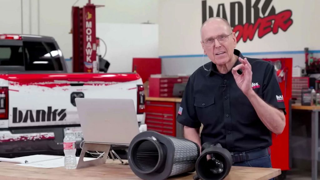 Legendary Hot-Rodder Gale Banks roasts tuner's open-air intake