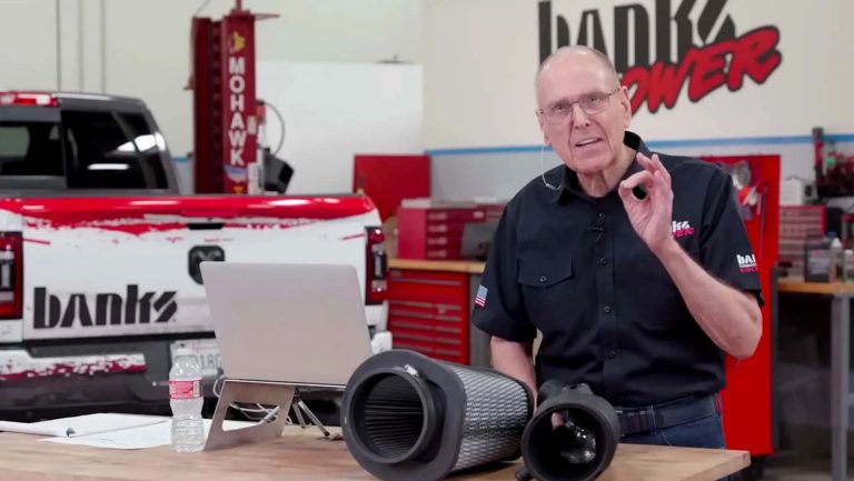 Legendary Hot-Rodder Gale Banks roasts tuner's open-air intake