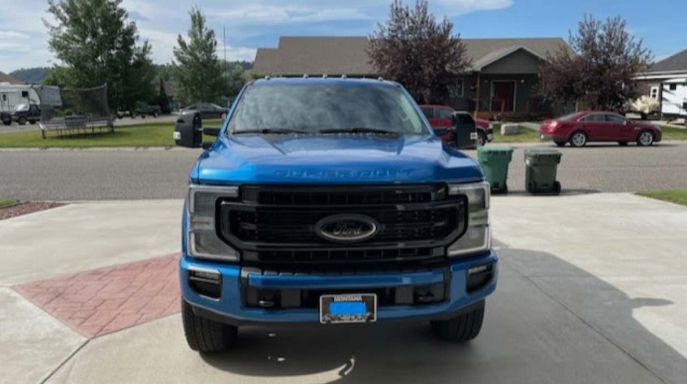 The exterior of Sean Smith's 2021 Ford Power Stroke.