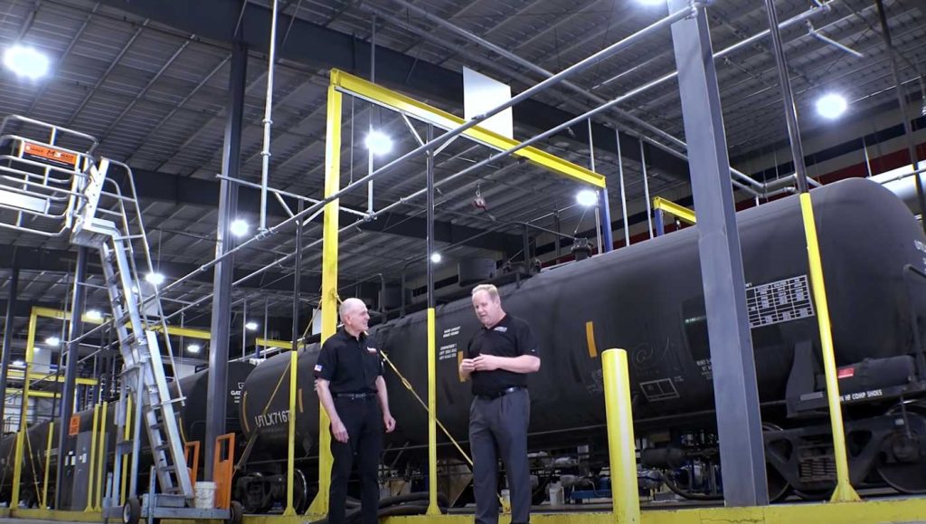 Gale goes to AMSOIL on the first episode of Speed School and looks at the oil tanks.