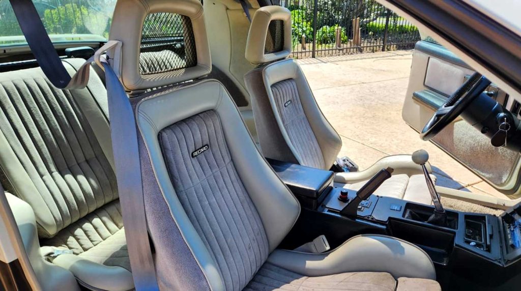 The interior of the rare Firebird