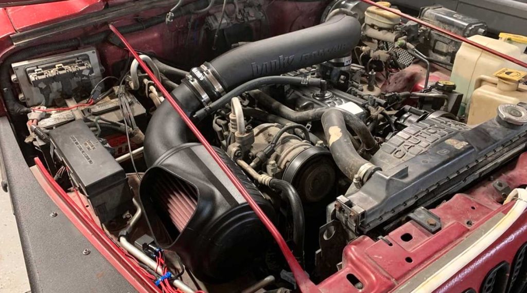 The Banks Ram-Air is just part of the Banks bundle keeping this Jeep running.