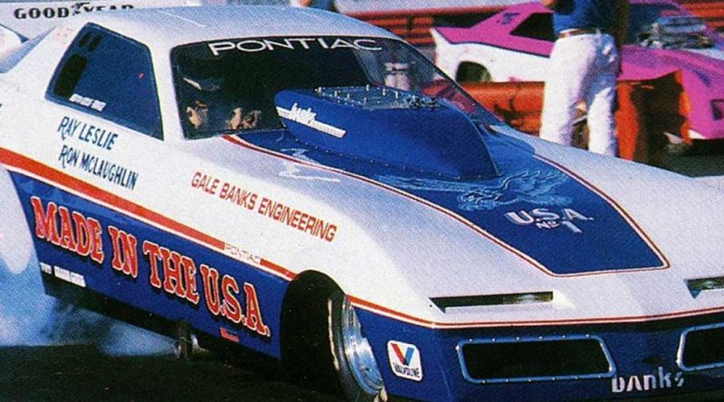 20230421-TM-1 Exterior of the MADE IN THE USA top alcohol funny car on the starting line.