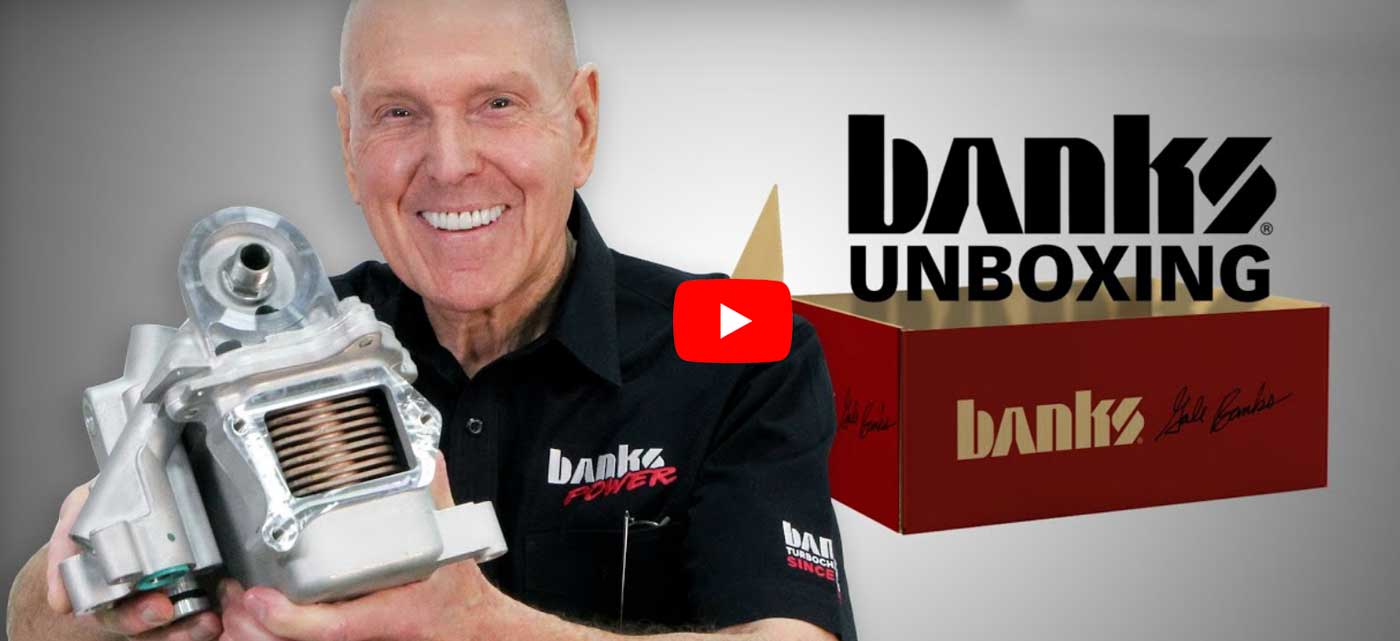 Unboxing an oil cooler for the 2020 Duramax