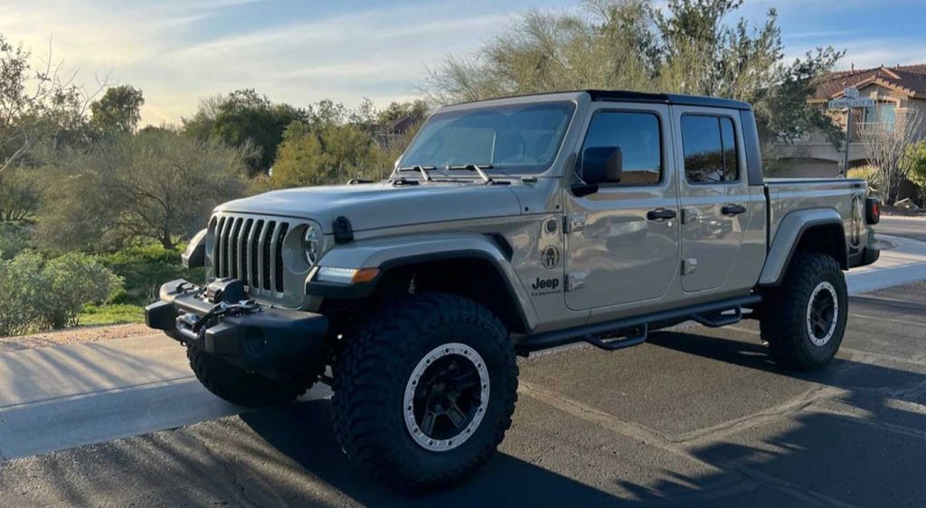 The exterior of the 2022 Jeep Gladiator