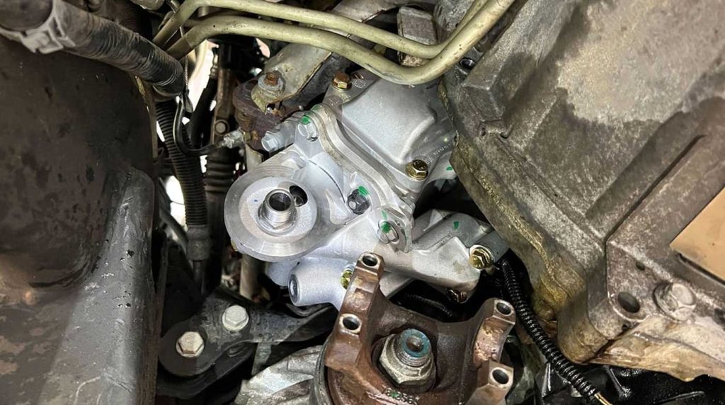370K-mile Duramax with Banks Oil Cooler Upgrade