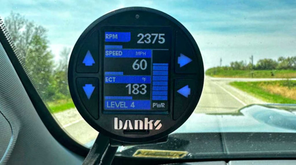 iDash SuperGauge on 2019 Chevy guilt-free Duramax