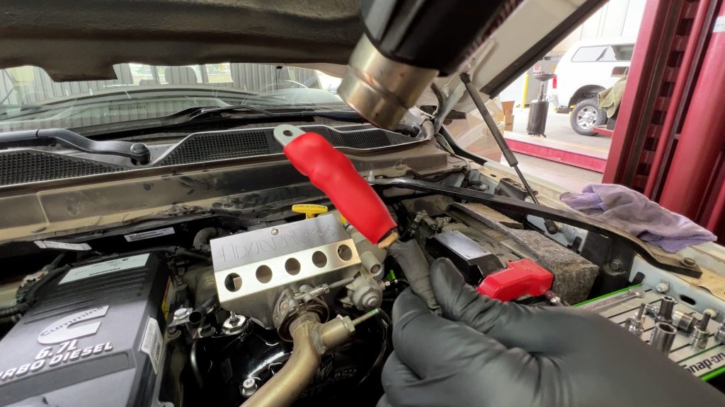 Heat shrink the