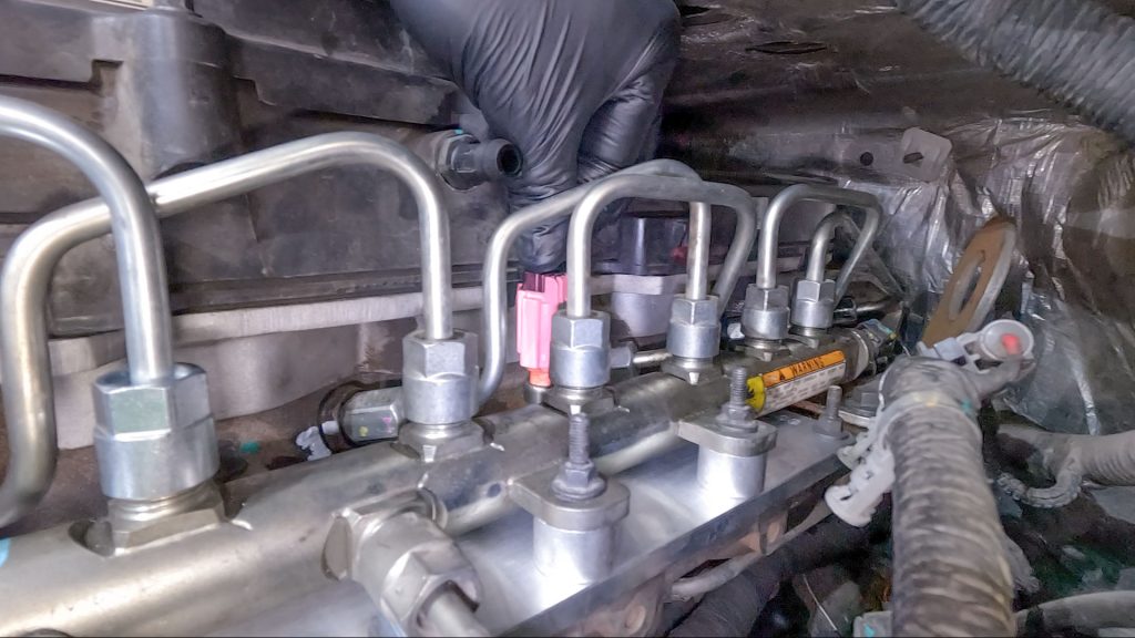 Install Temp Sensor Harness Extension