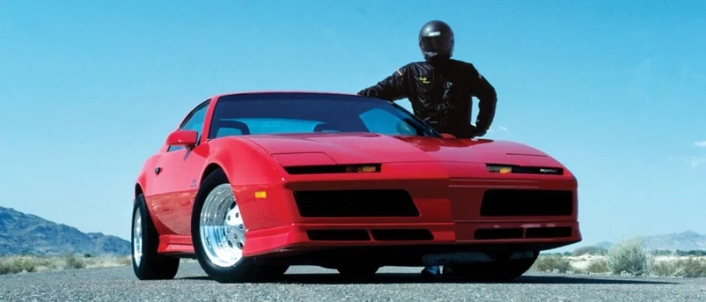 Gale Banks performance car on private desert road