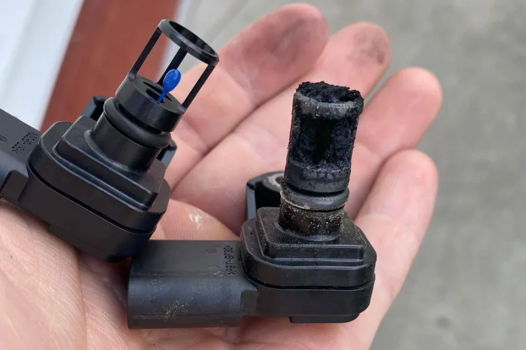 Clean MAP sensor setup on Ford 6.7L Power Stroke engine