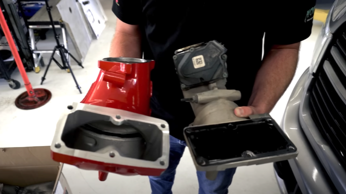 Monster-Ram vs stock RAM intake side by side