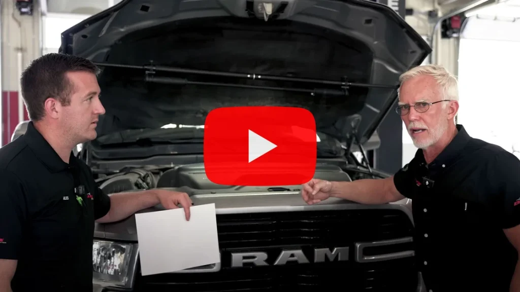 Dave Bell showing grid heater bolt failure fix