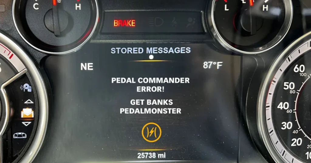 Pedal Commander throttle failure
